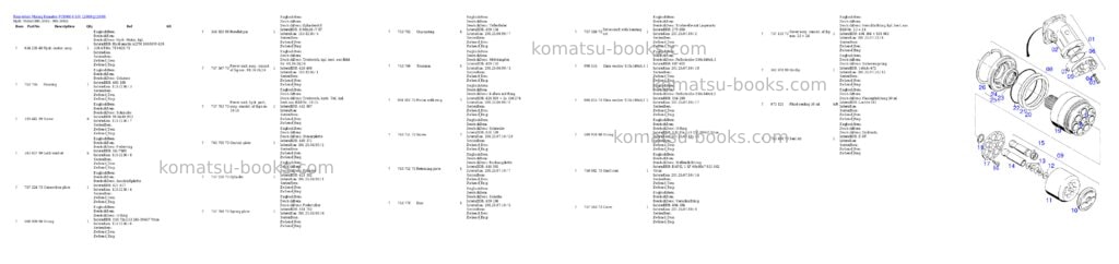 Komatsu pc8000-6 s/n 12099 Parts catalog cover Page 10 Komatsu pc8000-6 s/n 12099 Parts catalog cover Page 10