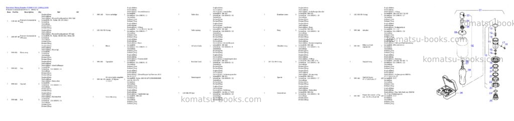 Komatsu pc8000-6 s/n 12099 Parts catalog cover Page 4 Komatsu pc8000-6 s/n 12099 Parts catalog cover Page 4