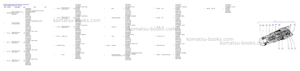 Komatsu pc8000-6e s/n 12100 Parts catalog cover Komatsu pc8000-6e s/n 12100 Parts catalog cover