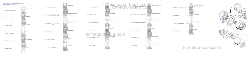 Komatsu pc8000-6e s/n 12100 Parts catalog cover Page 8 Komatsu pc8000-6e s/n 12100 Parts catalog cover Page 8