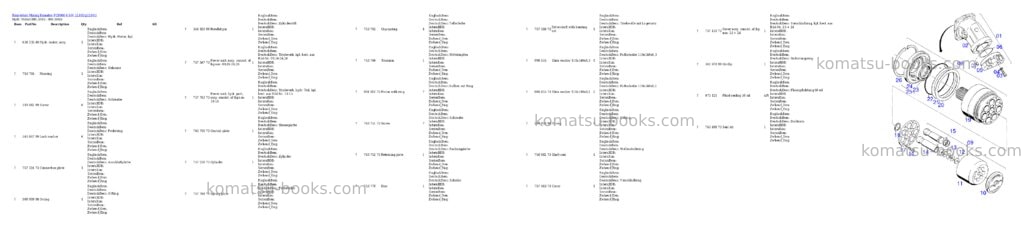 Komatsu pc8000-6 s/n 12101 Parts catalog cover Page 10 Komatsu pc8000-6 s/n 12101 Parts catalog cover Page 10