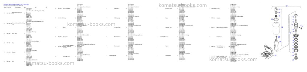 Komatsu pc8000-6 s/n 12101 Parts catalog cover Page 4 Komatsu pc8000-6 s/n 12101 Parts catalog cover Page 4