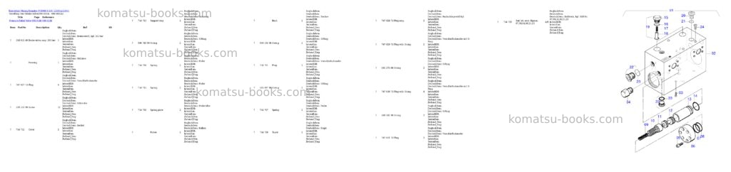 Komatsu pc8000-6 s/n 12101 Parts catalog cover Page 7 Komatsu pc8000-6 s/n 12101 Parts catalog cover Page 7