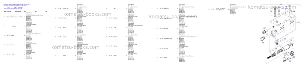 Komatsu pc8000-6e s/n 12102 Parts catalog cover Page 5 Komatsu pc8000-6e s/n 12102 Parts catalog cover Page 5