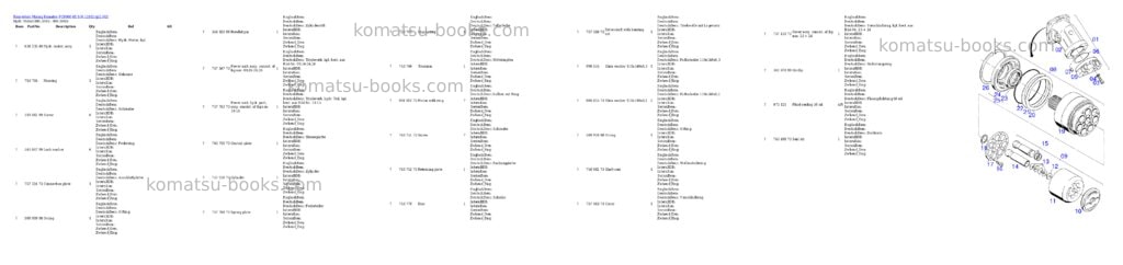 Komatsu pc8000-6e s/n 12102 Parts catalog cover Page 8 Komatsu pc8000-6e s/n 12102 Parts catalog cover Page 8