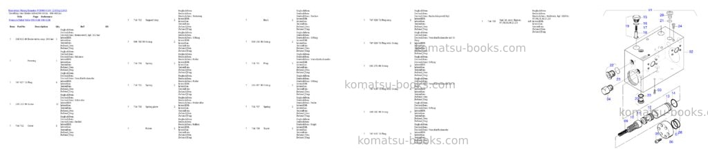 Komatsu pc8000-6 s/n 12103 Parts catalog cover Page 7 Komatsu pc8000-6 s/n 12103 Parts catalog cover Page 7