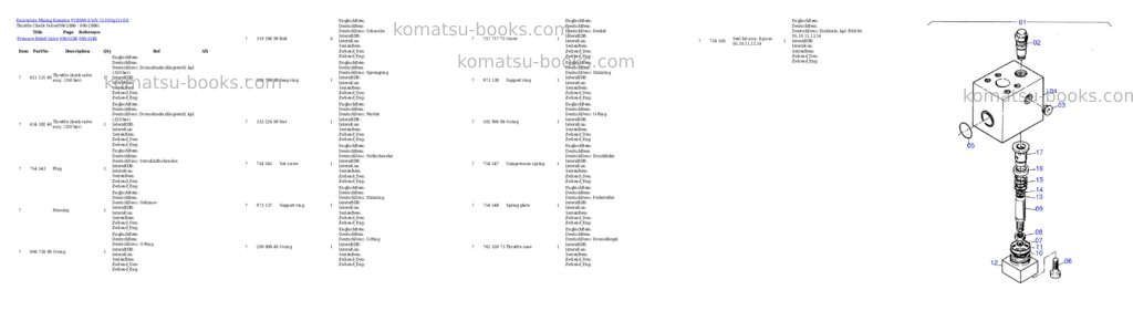 Komatsu pc8000-6 s/n 12103 Parts catalog cover Page 9 Komatsu pc8000-6 s/n 12103 Parts catalog cover Page 9