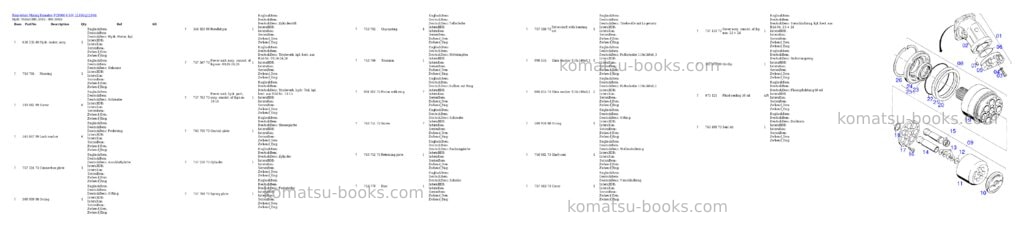 Komatsu pc8000-6 s/n 12104 Parts catalog cover Page 5 Komatsu pc8000-6 s/n 12104 Parts catalog cover Page 5