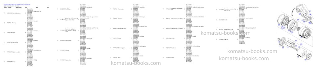 Komatsu pc8000-6 s/n 12105 Parts catalog cover Page 10 Komatsu pc8000-6 s/n 12105 Parts catalog cover Page 10