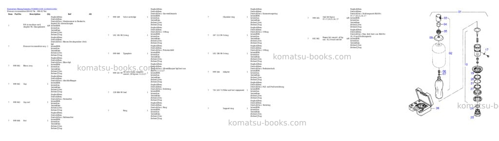 Komatsu pc8000-6 s/n 12105 Parts catalog cover Page 4 Komatsu pc8000-6 s/n 12105 Parts catalog cover Page 4