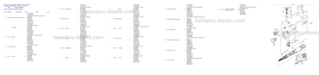 Komatsu pc8000-6 s/n 12107 Parts catalog cover Page 5 Komatsu pc8000-6 s/n 12107 Parts catalog cover Page 5