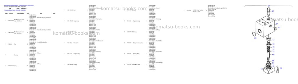 Komatsu pc8000-6 s/n 12107 Parts catalog cover Page 7 Komatsu pc8000-6 s/n 12107 Parts catalog cover Page 7