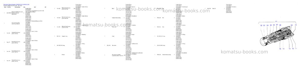 Komatsu pc8000-6e s/n 12108 Parts catalog cover Komatsu pc8000-6e s/n 12108 Parts catalog cover