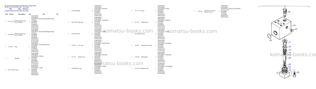 Komatsu pc8000-6 s/n 12109 Parts catalog cover Page 7 Komatsu pc8000-6 s/n 12109 Parts catalog cover Page 7