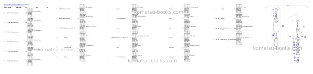 Komatsu pc8000-6 s/n 12111 Parts catalog cover Page 3