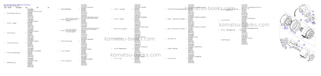 Komatsu pc8000-6 s/n 12112 Parts catalog cover Page 7 Komatsu pc8000-6 s/n 12112 Parts catalog cover Page 7