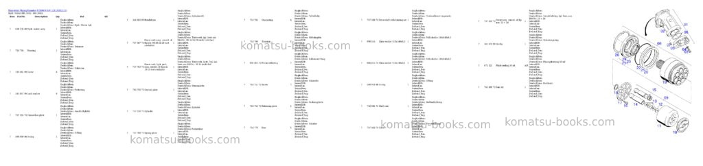 Komatsu pc8000-6 s/n 12113 Parts catalog cover Page 7 Komatsu pc8000-6 s/n 12113 Parts catalog cover Page 7