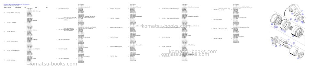 Komatsu pc8000-6 s/n 12115 Parts catalog cover Page 7 Komatsu pc8000-6 s/n 12115 Parts catalog cover Page 7