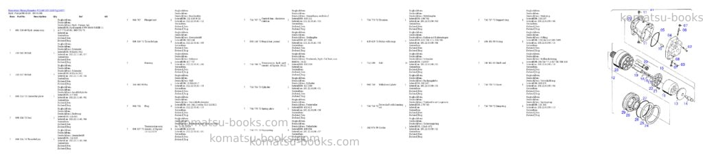 Komatsu pc5500 s/n 15007 Parts catalog cover Page 10