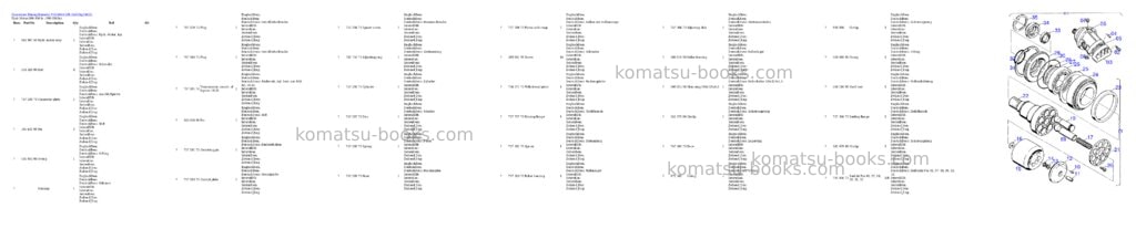 Komatsu pc5500-6 s/n 15012 Parts catalog cover Page 10 Komatsu pc5500-6 s/n 15012 Parts catalog cover Page 10