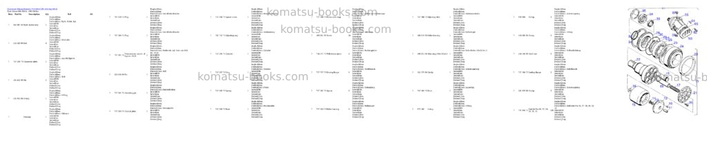 Komatsu pc5500-6 s/n 15013 Parts catalog cover Page 10 Komatsu pc5500-6 s/n 15013 Parts catalog cover Page 10