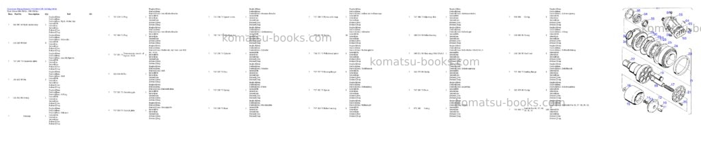 Komatsu pc5500-6 s/n 15014 Parts catalog cover Page 10 Komatsu pc5500-6 s/n 15014 Parts catalog cover Page 10