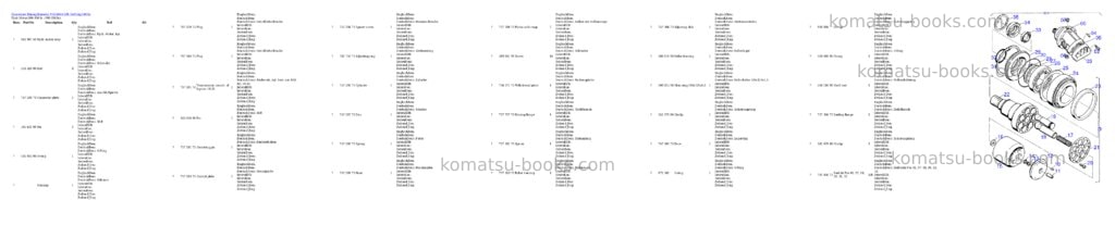 Komatsu pc5500-6 s/n 15015 Parts catalog cover Page 10 Komatsu pc5500-6 s/n 15015 Parts catalog cover Page 10