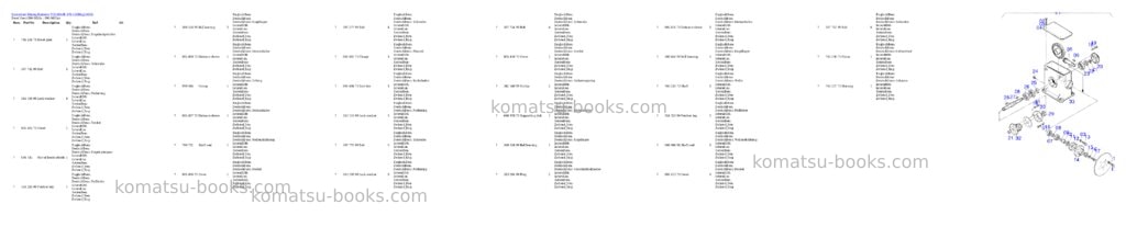 Komatsu pc5500-6e s/n 15016 Parts catalog cover Page 10