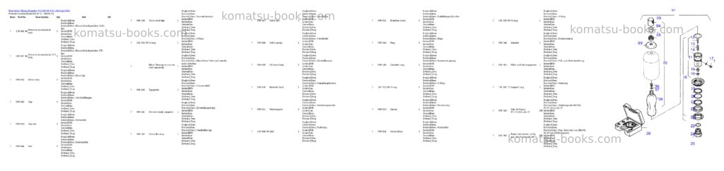 Komatsu pc5500-6e s/n 15016 Parts catalog cover Page 2