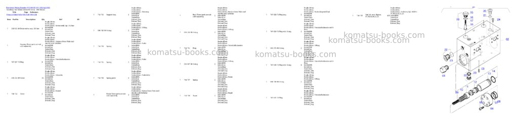 Komatsu pc5500-6e s/n 15016 Parts catalog cover Page 6