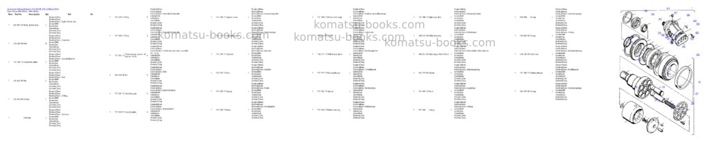 Komatsu pc5500-6e s/n 15016 Parts catalog cover Page 8