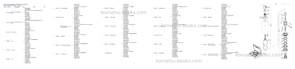 Komatsu pc5500-6 s/n 15017 Parts catalog cover Page 4 Komatsu pc5500-6 s/n 15017 Parts catalog cover Page 4