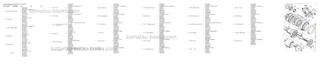 Komatsu pc5500-6 s/n 15019 14.10.2010 Parts catalog cover Page 9 Komatsu pc5500-6 s/n 15019 14.10.2010 Parts catalog cover Page 9