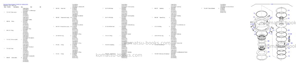 Komatsu pc5500-6 s/n 15020 Parts catalog cover Page 10 Komatsu pc5500-6 s/n 15020 Parts catalog cover Page 10