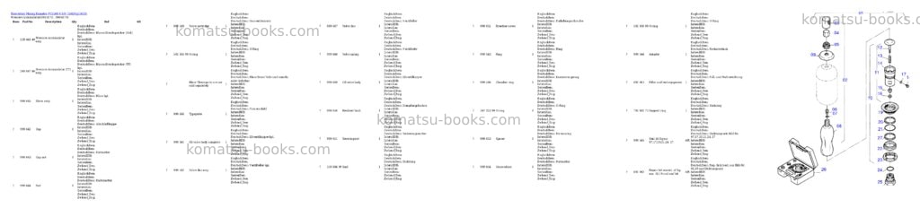 Komatsu pc5500-6 s/n 15020 Parts catalog cover Page 4 Komatsu pc5500-6 s/n 15020 Parts catalog cover Page 4