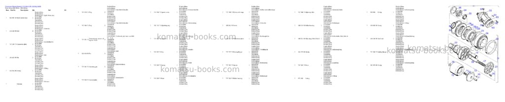Komatsu pc5500-6 s/n 15020 Parts catalog cover Page 9 Komatsu pc5500-6 s/n 15020 Parts catalog cover Page 9
