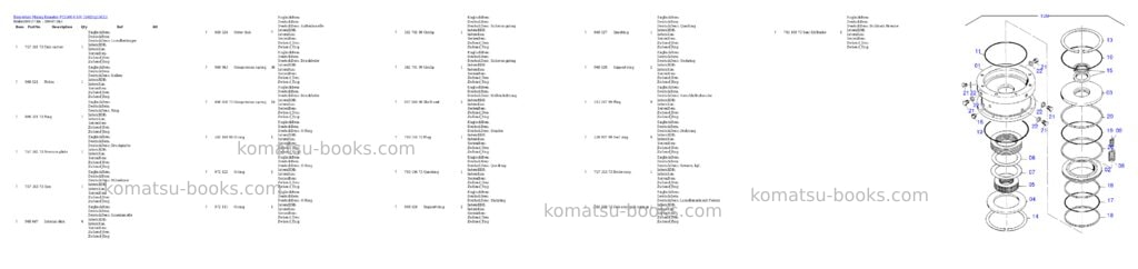 Komatsu pc5500-6 s/n 15021 Parts catalog cover Page 2 Komatsu pc5500-6 s/n 15021 Parts catalog cover Page 2