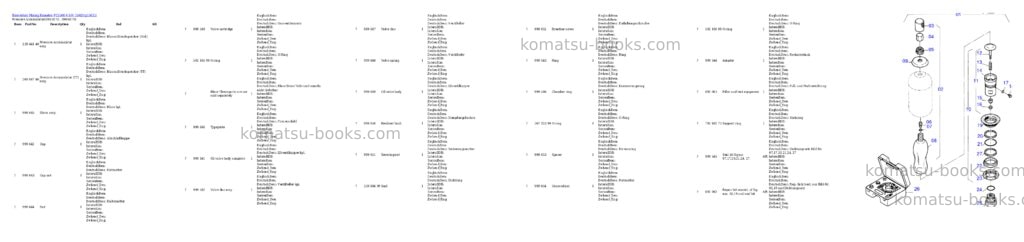Komatsu pc5500-6 s/n 15021 Parts catalog cover Page 4 Komatsu pc5500-6 s/n 15021 Parts catalog cover Page 4