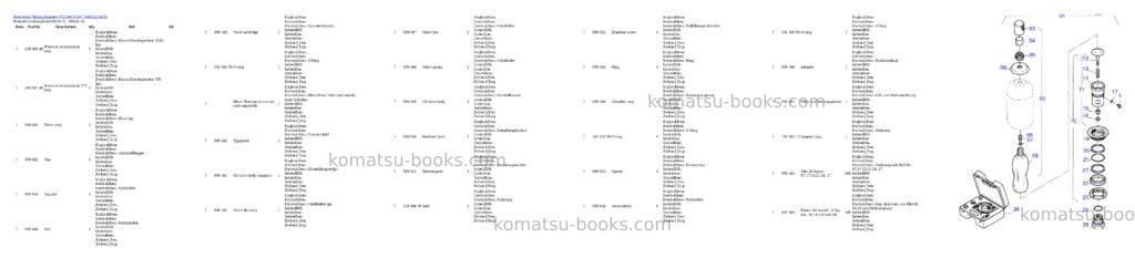 Komatsu pc5500-6 s/n 15026 Parts catalog cover Page 4 Komatsu pc5500-6 s/n 15026 Parts catalog cover Page 4