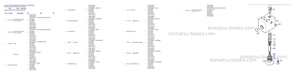 Komatsu pc5500-6e s/n 15028 Parts catalog cover Page 10