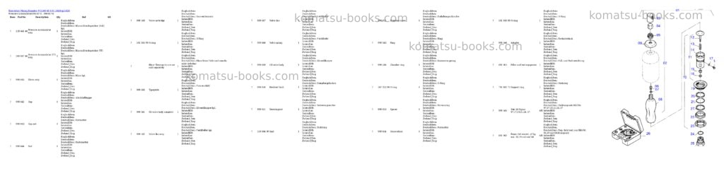 Komatsu pc5500-6e s/n 15028 Parts catalog cover Page 2