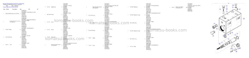 Komatsu pc5500-6e s/n 15028 Parts catalog cover Page 6