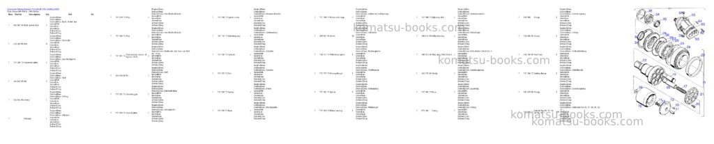 Komatsu pc5500-6e s/n 15028 Parts catalog cover Page 7