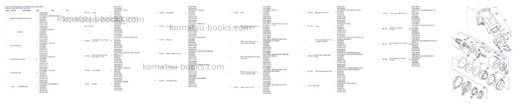 Komatsu pc5500-6e s/n 15028 Parts catalog cover Page 8