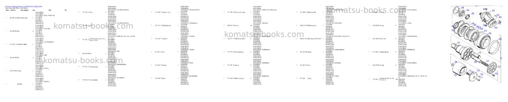 Komatsu pc5500-6e s/n 15029 Parts catalog cover Page 7 Komatsu pc5500-6e s/n 15029 Parts catalog cover Page 7