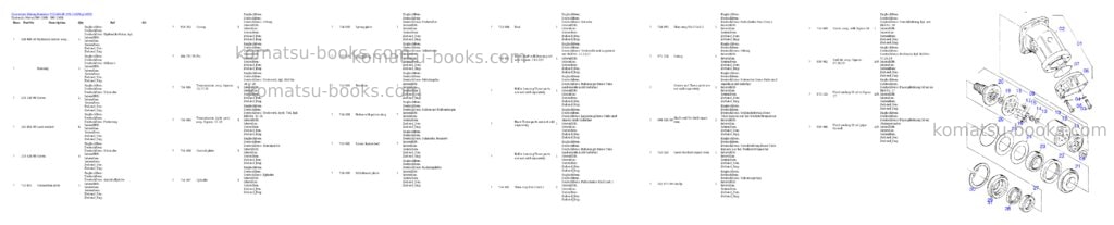 Komatsu pc5500-6e s/n 15029 Parts catalog cover Page 8 Komatsu pc5500-6e s/n 15029 Parts catalog cover Page 8