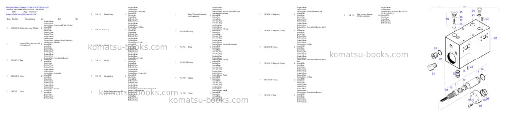 Komatsu pc5500-6e s/n 15030 Parts catalog cover Page 2