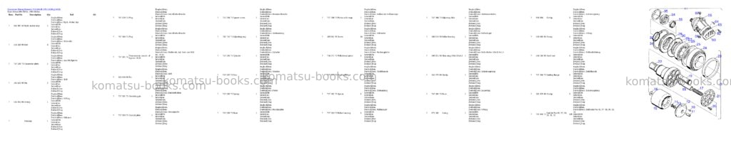Komatsu pc5500-6e s/n 15030 Parts catalog cover Page 3