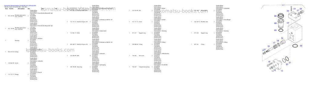 Komatsu pc5500-6e s/n 15030 Parts catalog cover Page 5