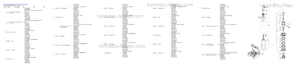 Komatsu pc5500-6 s/n 15031 Parts catalog cover Page 4 Komatsu pc5500-6 s/n 15031 Parts catalog cover Page 4
